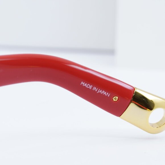 Jacquemus COLAPSO JAC/15 C2 Geometric Sunglasses - Red/Grey - Picture 6 of 11